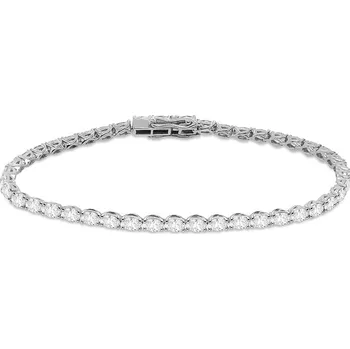 Náramek Exkluzivní tenisový náramek s lab-grown brilianty, bílé zlato 14K IZLG722 + dárkové balení LUXUS zdarma