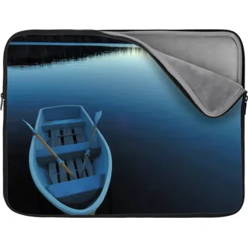 pouzdro na notebook Sablio Obal na notebook Loďka na jezeře - 17"
