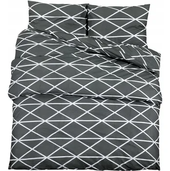 Povlečení Sada Povlečení Bavlněná s certifikátem OEKO-TEX, Šedá, 240x220 cm, 60