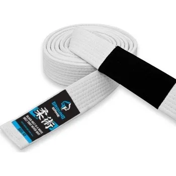 Pásek na kimono BJJ pásek Ground Game - BÍLÝ Velikost: A5 - 340cm