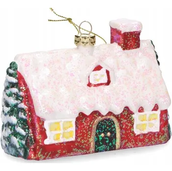 Vánoční dekorace Vánoční Baňky tvarovky vánoční koule 11 cm 1 ks