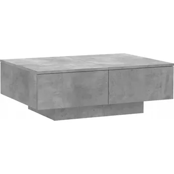 Konferenční stolek Konferenční stolek, dřevěný, šedá betonu, 90x60x31 cm