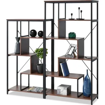 Křeslo Mebel Partner Harp Ab (ořech + černá)