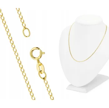 Řetízek PÁNSKÝ ZLATÝ ŘETÍZEK 585 PANCR 38 Cm jako dárek