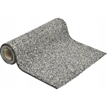 Rohožka Kobercová rohož s kamínky k jezírku, 700 x 60 cm, šedá, PP netkaná textilie