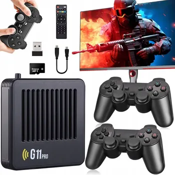 Herní konzole RETRO HERNÍ KONZOLE HDMI S 32 000+ HRAMI + 2 OVLADAČE DÁREK PRO MUŽE