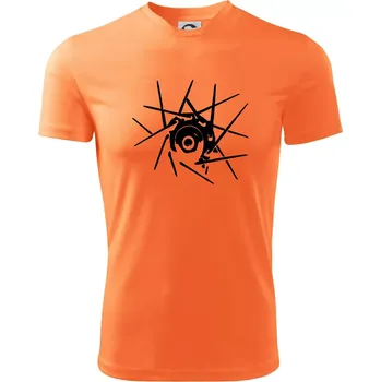 Pánské tričko Cyclo výplet - Pánské triko Fantasy sportovní (dresovina) - L ( Neon mandarine )