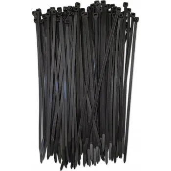 Stahovací páska Stahovací pásky 4,8x430 mm 100 KUSŮ černé