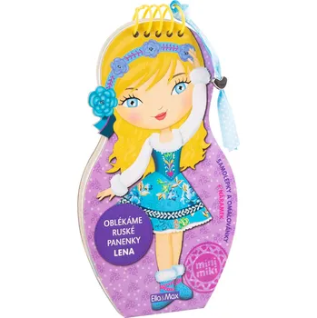 omalovánky Oblékáme ruské panenky LENA - omalovánky