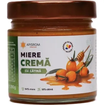 Apisrom Med krémový s rakytníkem 280g 280g