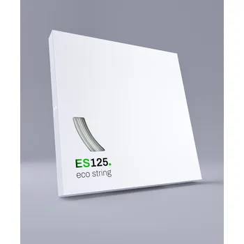 Struna na výplet tenisové rakety NORDICDOTS ES125. Eco Strun - Sada 12m BÍLÁ