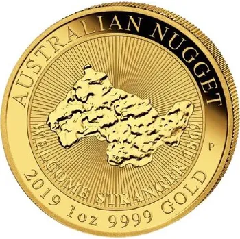 Zlatá mince 1 Oz Australian Nugget 2019 (Welcome Stranger 1869)
