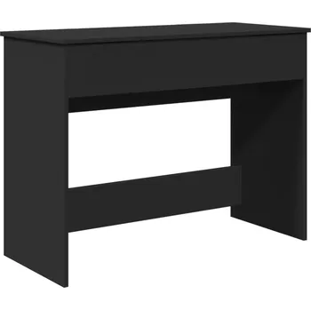 Toaletní stolek Toaletní Stolek se zrcadlem a úložným prostorem, černý, 100x45x76 cm