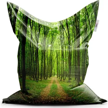 Sedací pytel Sablio Sedací vak Classic Cesta v lese - 150x100 cm