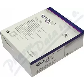 Krytí na ránu Aquacel foam Ag adhesivní 10x10cm 10ks