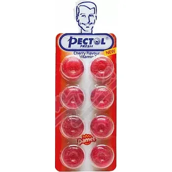 Čokoláda Pectol třešňový drops s vit.C blistr 8ks
