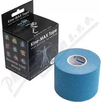 Tejpovací páska Kine-MAX Classic kinesiology tape modrá 5cmx5m