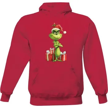 Pánská mikina Pánská mikina s kapucí s potiskem Grinch vanoce christmas 2 pánské