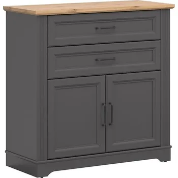 Komoda Komoda Tolmin - Black Red White - BRW 100x99 cm