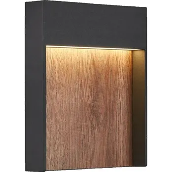 Venkovní osvětlení Venkovní nástěnné svítidlo SLV by spotline šedé s integrovaným LED zdrojem 14 W