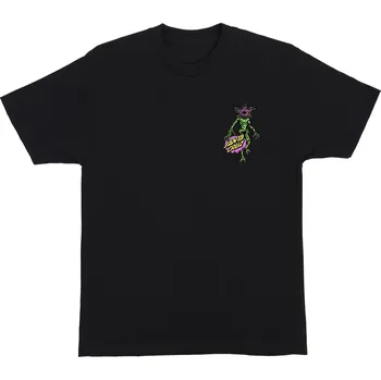 Pánské tričko SANTA CRUZ triko - Stranger Things Demogorgon Dot S/S Heavyweight T-Shirt Black (159334) velikost: S