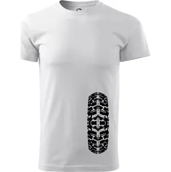 Enduro / cross pneumatika - Triko extra velké (5-8XL) - 6XL ( Bílá )