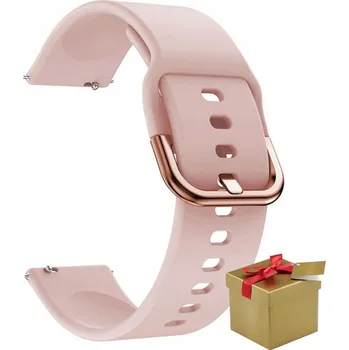 Řemínek na hodinky Silikonový řemínek k hodinkám E-inventory růžový 20 mm