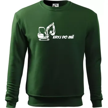 Chlapecké tričko Neryj do mě - Mikina Essential dětská - 146 cm/10 let ( Lahvově zelená )