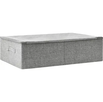 Úložný box Skládací úložný box, šedý, 70x40x18 cm