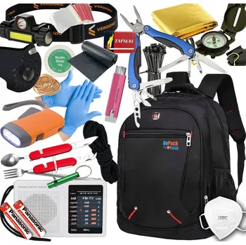 turistický batoh Vojenský Batoh GOPACK MINI 30l 20-40 l černý