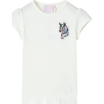 vidaXL Dětské tričko jasně 104 [10780] Barva: ecru