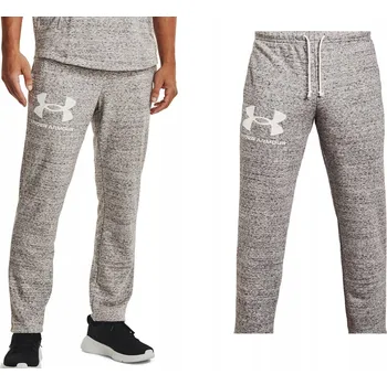Under Armour pánské tepláky RIVAL TERRY PANT béžové, velikost XXL