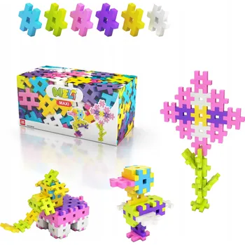 ostatní stavebnice Meli Maxi Pink Stavebnice vafle 50 dílů