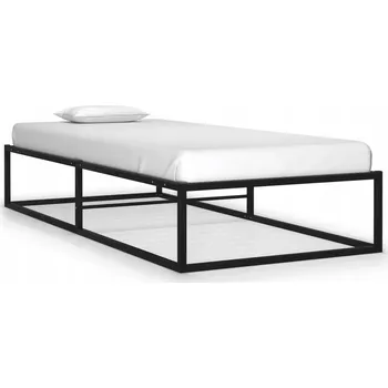 Postel Jednolůžková kovová postel GV1 100x200 černá