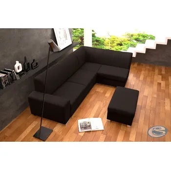 Sedací souprava FALCO Rohová sedací souprava Minister tmavě hnědá