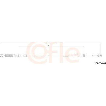 Převodovka Tažné lanko, ruční převodovka COFLE 92.2CB.TY002