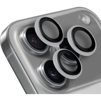 Náhradní díl pro mobilní telefon OBAL:ME Ochrana Čoček pro Apple iPhone 17 Pro/17 Pro Max Silver