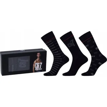 Pánské ponožky Ponožky Cristiano Ronaldo bílé velikosti 40-46