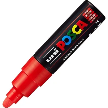 Uni Posca PC-7M Akrylový fix 4,5 - 5,5 mm 15 Red 1 ks