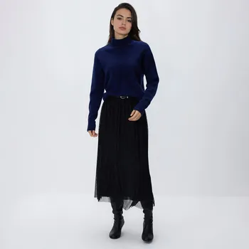 Dámská sukně Reserved - Plisovaná sukně s páskem - černý - 995GA-99X - 995GA-99X-XS