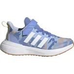 ADIDAS Boty FortaRun 2.0 Cloudfoam Elastic Lace Top Strap 30 BÍLÁ|MODRÁ|ŽLUTÁ