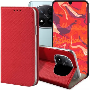Pouzdro na mobilní telefon Flipové pouzdro Hello Case pro Xiaomi Moto G85 červené