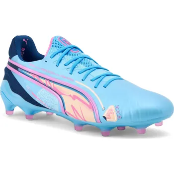 Kopačky PUMA PUMA King Ultimate Vol. Nahoru kopačky FG/AG 43 MODRÁ|RŮŽOVÁ