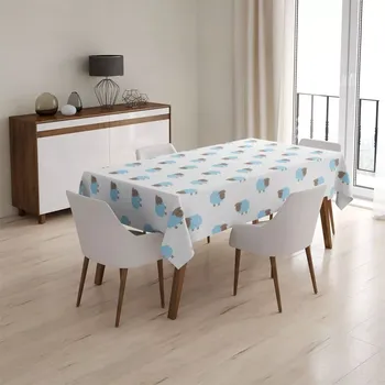 ubrus Sablio Ubrus Modré ovce - 130x130 cm