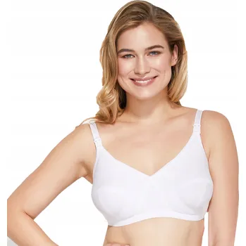 Podprsenka NA KOJENÍ podprsenka Mitex Mléčně bílá 75C měkká bavlna