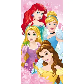 Osuška Disney Princezny 70x140 – Ariel, Kráska, Popelka