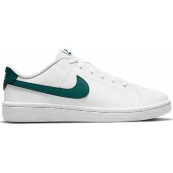 Pánské tenisky Pánská volnočasová obuv Nike COURT ROYALE 2 LOW 9.5 Bílá, Tmavě zelená