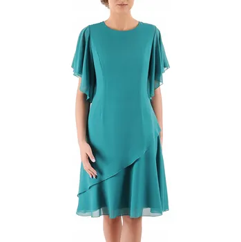 Dámské šaty Klasické midi koktejlové šaty Carla Moreno velikost 54