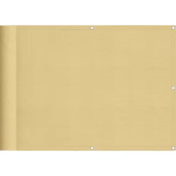 Paraván Paraván z polyesteru Oxford, 75 x 400 cm, písková barva