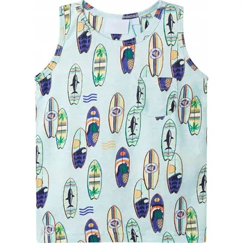 Dívčí tílko Dětské tílko, světle modrý melír, velikost 104